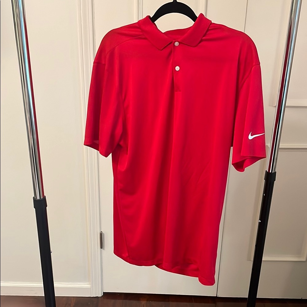 Nike Red Performance Polo Shirt